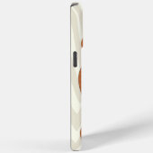 モノグラムヴィンテージキツネアートアイボリージグザグアイフォン5 Case-Mate iPhoneケース (裏面 / 右)