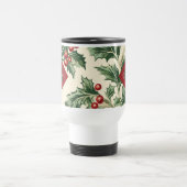 モノグラムヴィンテージクリスマスホリー&ベリーパターン トラベルマグ (中央)