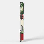 モノグラムヴィンテージクリスマスホリー&ベリーパターン Case-Mate iPhoneケース (裏面 / 右)