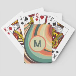 モノグラムヴィンテージストライプ波 トランプ