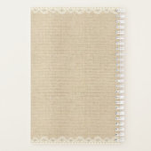 モノグラムヴィンテージバラフローラリースリネンプランナー プランナー手帳 (裏面)