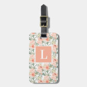 モノグラムヴィンテージバラ ラゲッジタグ (正面縦)