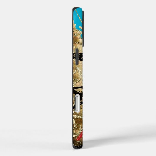 モノグラムヴィンテージバードエイフィエルタワースチームパンク Case-Mate iPhoneケース (裏面 / 右)