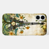 モノグラムヴィンテージバードエッフェルタワー Case-Mate iPhoneケース (裏面 (横))