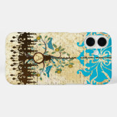 モノグラムヴィンテージバードシャンデリアiPhone Case-Mate iPhoneケース (裏面 (横))