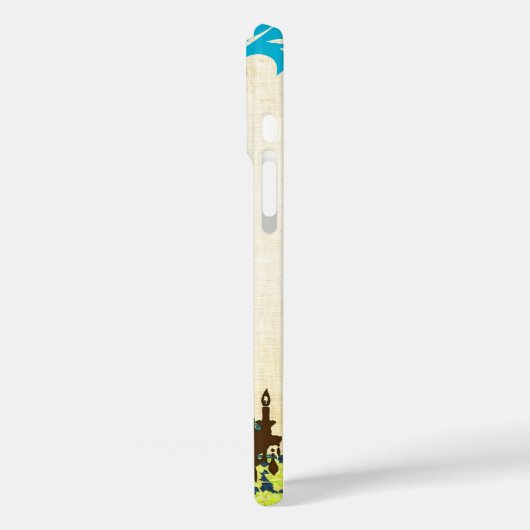 モノグラムヴィンテージピーコックシャンデリアダマスク Case-Mate iPhoneケース (裏面 / 左)