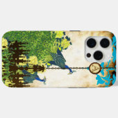 モノグラムヴィンテージピーコックシャンデリアダマスクiPhone Case-Mate iPhoneケース (裏面 (横))