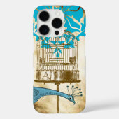 モノグラムヴィンテージピーコックバードケージダマスクiPhone 5 Case-Mate iPhoneケース (裏面)