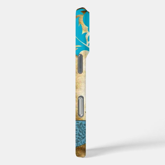 モノグラムヴィンテージピーコックバードケージダマスクiPhone 5 Case-Mate iPhoneケース (裏面 / 右)