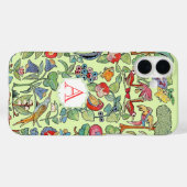 モノグラムヴィンテージフェイク刺繍絵柄iphone 5 Case-Mate iPhoneケース (裏面 (横))