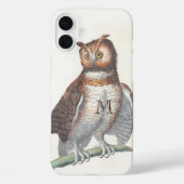モノグラムヴィンテージフクロウ Case-Mate iPhoneケース (裏面)