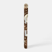 モノグラムヴィンテージフローラ調和 iPhone 16ケース (右側面)