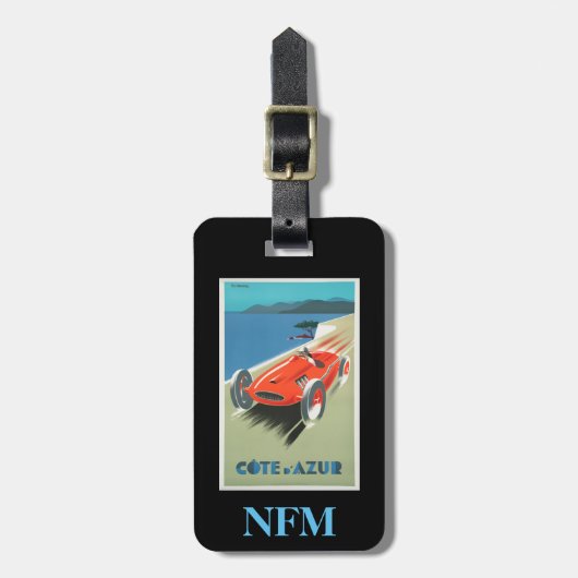 モノグラムヴィンテージ旅行コートダジュール ラゲッジタグ (正面縦)