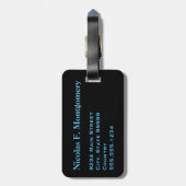 モノグラムヴィンテージ旅行コートダジュール ラゲッジタグ (裏面縦)