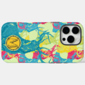 モノグラムヴィンテージ鹿アールヌーボーフォレストアイフォン Case-Mate iPhoneケース (裏面 (横))