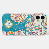 モノグラムヴィンテージ鹿アールヌーボーフォレストアイフォン Case-Mate iPhoneケース (裏面 (横))