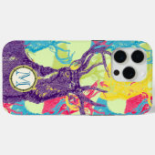 モノグラムヴィンテージ鹿アールヌーボーフォレストアイフォン Case-Mate iPhoneケース (裏面 (横))