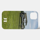 モノグラムヴィンテージ1928旅行エアー飛行機写真 Case-Mate iPhoneケース (裏面 (横))