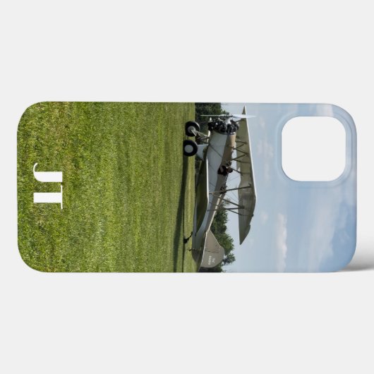 モノグラムヴィンテージ1928旅行エアー飛行機写真 Case-Mate iPhoneケース (裏面 (横))