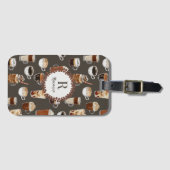 モノグラムヴェンティコーヒー愛好家 ラゲッジタグ (正面横)