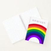 モノグラム一次虹 ノートブック (内部)