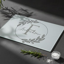 モノグラム不動産クロージングギフト カッティングボード