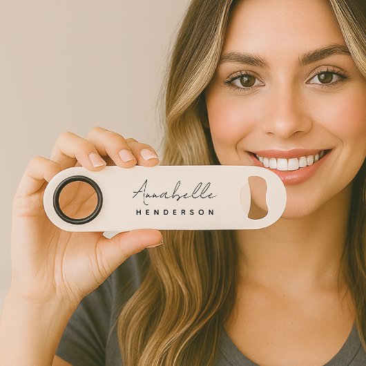 モノグラム中性 |ミニマモダンリストスタイリッシュ スピード栓抜き