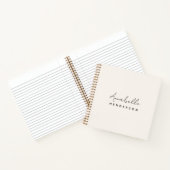 モノグラム中性 |ミニマモダンリストスタイリッシュ ノートブック (内部)