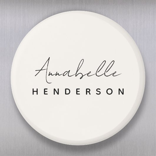 モノグラム中性 |ミニマモダンリストスタイリッシュ マグネット