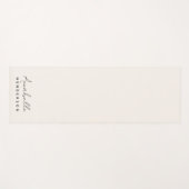 モノグラム中性 |ミニマモダンリストスタイリッシュ ヨガマット (正面(横))