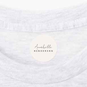 モノグラム中性  ミニマモダンリストスタイリッシュ ラベル