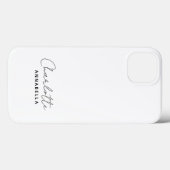 モノグラム中性 |ミニマモダンリストスタイリッシュ Case-Mate iPhoneケース (裏面 (横))