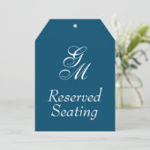 モノグラム予約結婚座席の大ラベル (スタンド正面)