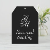 モノグラム予約結婚座席の大ラベル (スタンド正面)