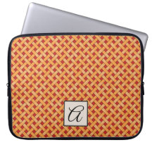 モノグラム付きの織りカスタム黄色のラタン