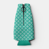 モノグラム付きエメラルドジオメトリパターン ボトルクーラー (裏面)