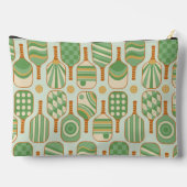 モノグラム付きグリーンピックボールのパドル アクセサリーポーチ (裏面)