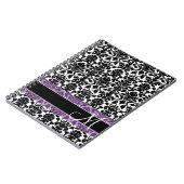 モノグラム付きダマスク模様 ノートブック (左側)