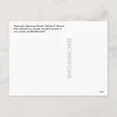 モノグラム付き幾何学的リースはがき シーズンポストカード (裏面)