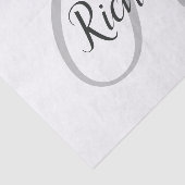 モノグラム付き白地  薄葉紙 (詳細)