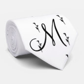 モノグラム付きDIYチューリップのロゴ ネクタイ (ロール)