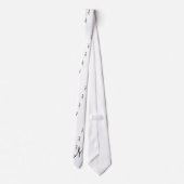 モノグラム付きDIYチューリップのロゴ ネクタイ (裏面)