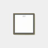 モノグラム付箋紙 ポストイット (正面)