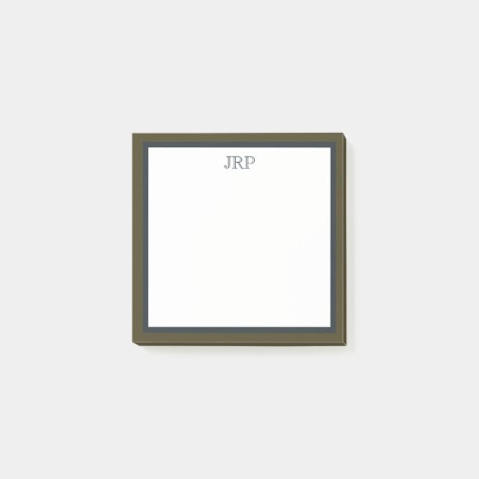 モノグラム付箋紙 ポストイット (正面)