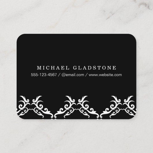 モノグラム企業の/ 名刺 (裏面)