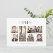 モノグラム休日フォトコラージュカード シーズンカード (スタンド正面)