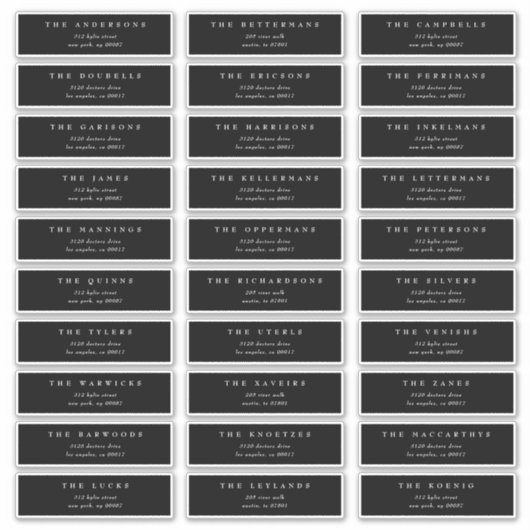 モノグラム伝統的ブラッククレストクラシックズ結婚ス シール (正面)