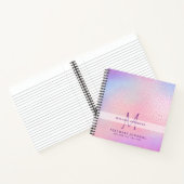 モノグラム先生ありがとう年末ギフト ノートブック (内部)