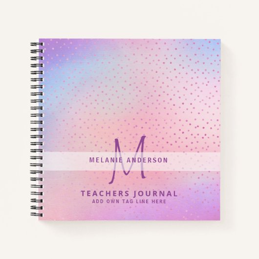 モノグラム先生ありがとう年末ギフト ノートブック (正面)