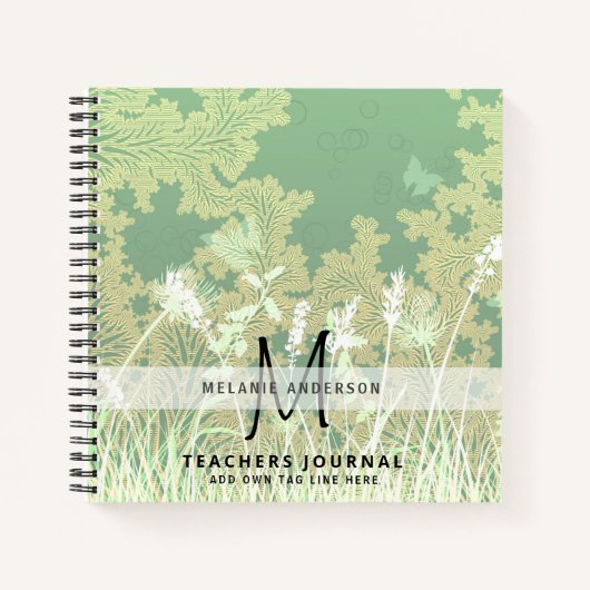 モノグラム先生ありがとう年末ギフト ノートブック (正面)